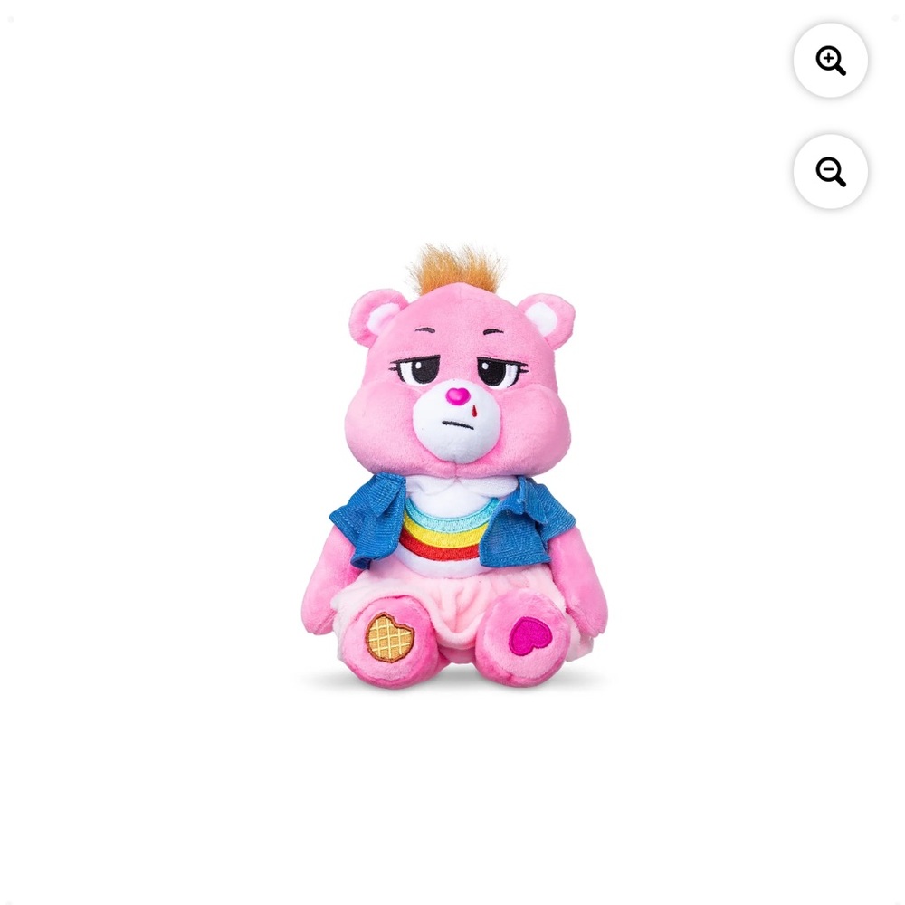 Care Bears x Stranger Things Fun Size Plush Cheer Bear as Eleven